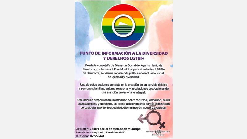 Cuartilla punto información LGTBI Castellano