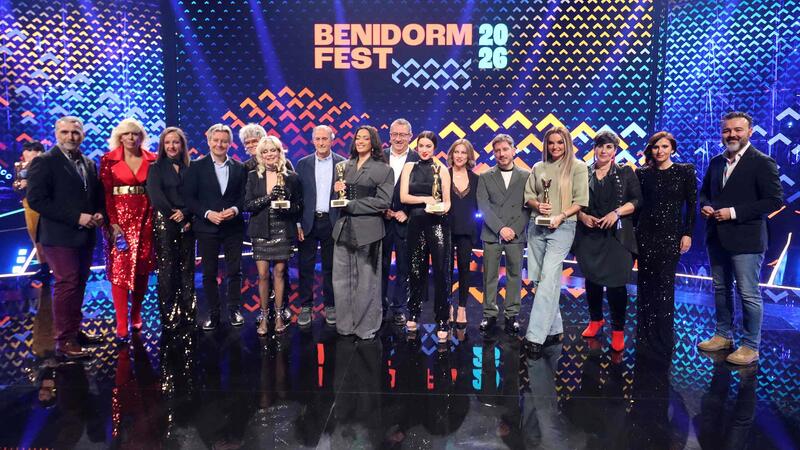 Más de un millón de espectadores vieron a través de la televisión a Tony Grox y Lucycalis alzarse como ganadores del Benidorm Fest