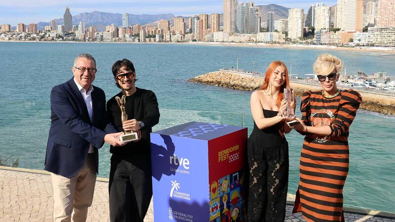 Más de un millón de espectadores vieron a través de la televisión a Tony Grox y Lucycalis alzarse como ganadores del Benidorm Fest
