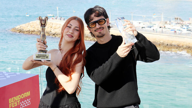 Más de un millón de espectadores vieron a través de la televisión a Tony Grox y Lucycalis alzarse como ganadores del Benidorm Fest