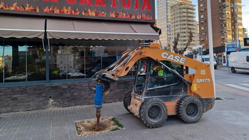 Benidorm inicia la retirada d