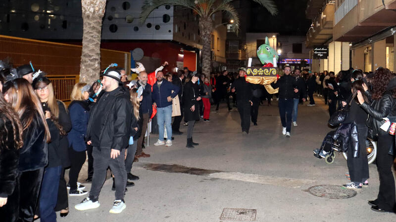 A lively Burial of the Sardine brings the Carnival festivities in Benidorm to a close