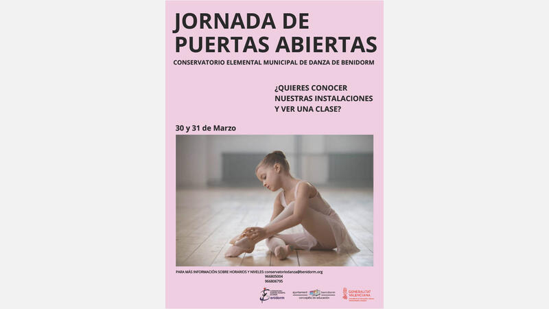 JORNADAS DE PUERTAS ABIERTAS DIAS 30 Y 31 DE MARZO 2026. RESERVA TU PLAZA.