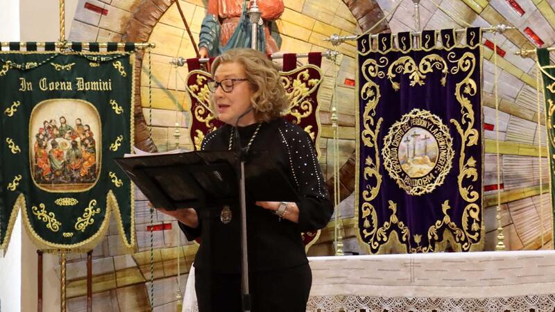 Palabra y música se dan la mano en un evocador pregón de la Semana Santa de Benidorm