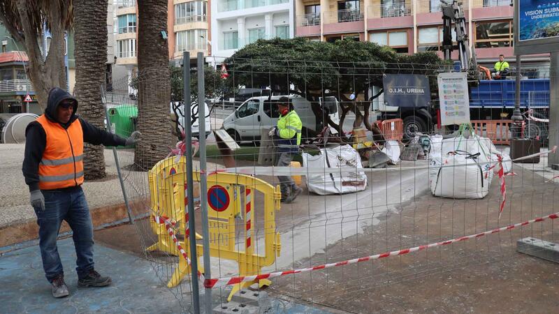Benidorm carries out a project to improve rainwater collection in Elche Park
