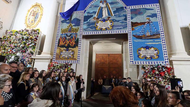Benidorm conmemora el 286 aniversario de la llegada de su patrona, la Virgen del Sufragio 
