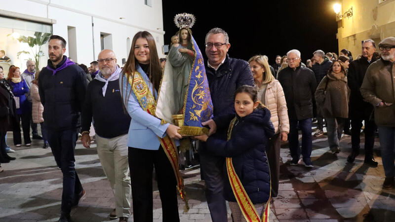 Benidorm conmemora el 286 aniversario de la llegada de su patrona, la Virgen del Sufragio 
