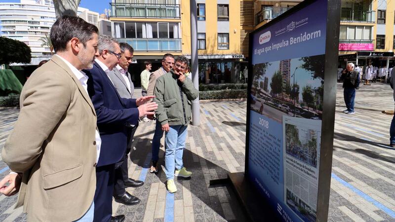 Benidorm commemorates World Water Day with an open-air exhibition on its water management since the 