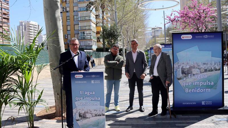 Benidorm commemorates World Water Day with an open-air exhibition on its water management since the 