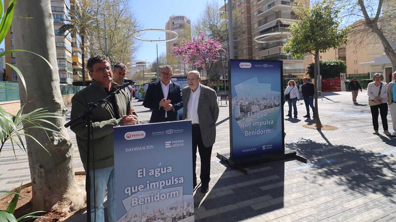 Benidorm commemorates World Water Day with an open-air exhibition on its water management since the 