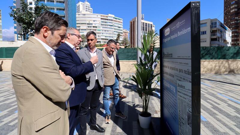 Benidorm commemorates World Water Day with an open-air exhibition on its water management since the 