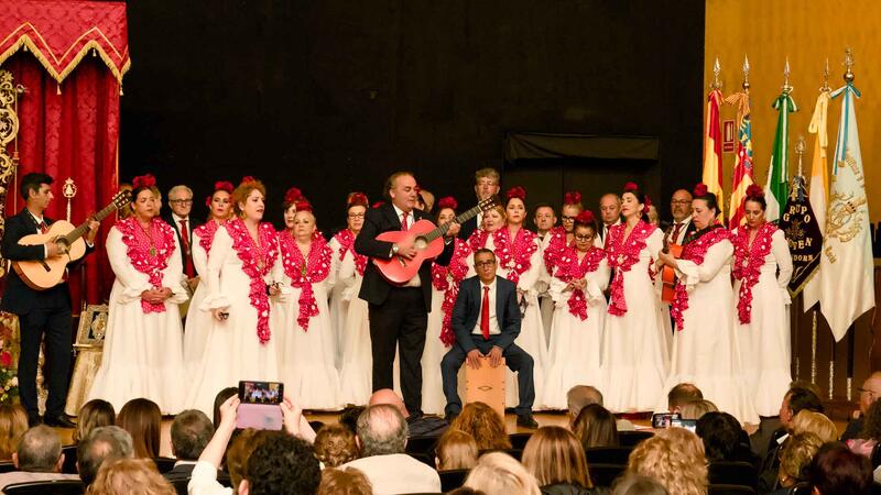 Emotional opening speech by the Rocío Brotherhood of Benidorm, delivered by David Carrasco