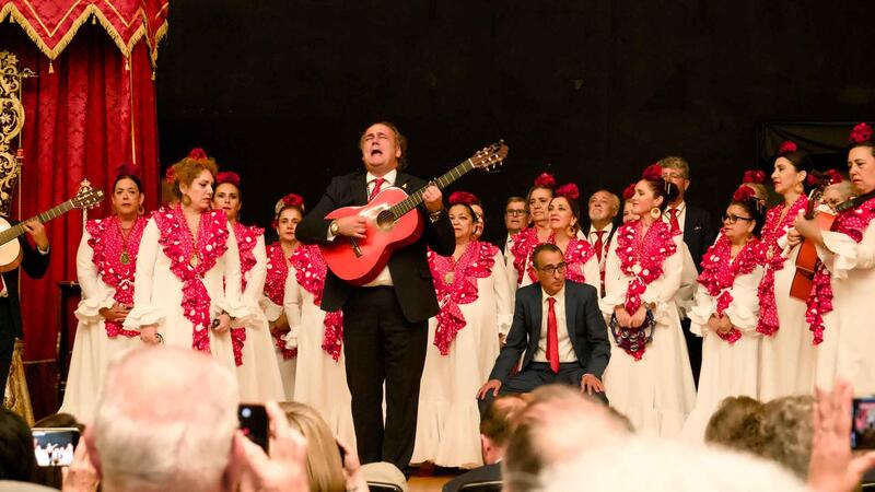 Emotional opening speech by the Rocío Brotherhood of Benidorm, delivered by David Carrasco