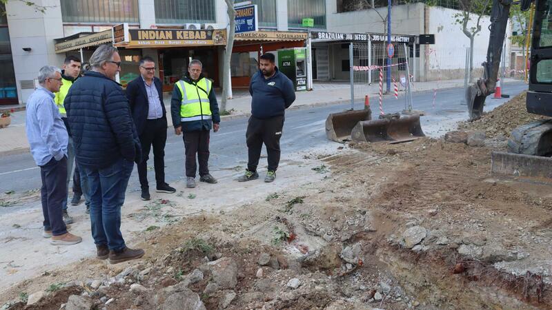 Benidorm is pushing forward with the construction work on Montecarlo Street to complete it before the end of the year