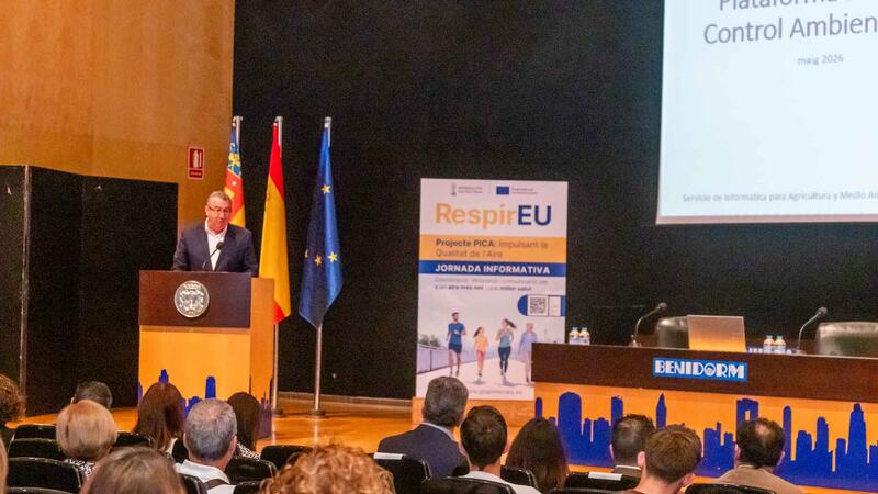 The Valencian government presents a new platform in Benidorm to monitor air quality in real time