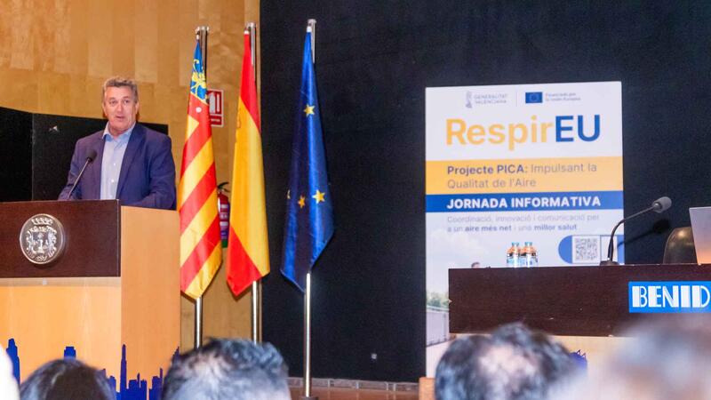 The Valencian government presents a new platform in Benidorm to monitor air quality in real time