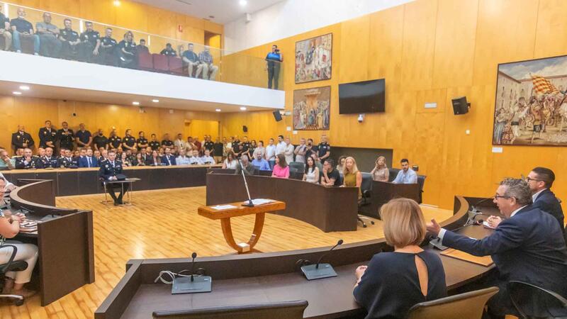 José Carlos Amorós investit com a comissari en cap de la Policia Local de Benidorm