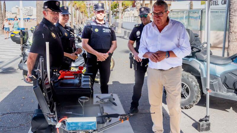 Benidorm reforça la secció de Platges de la Policia Local amb més personal i mitjans per a ampliar la seguretat dels arenals 