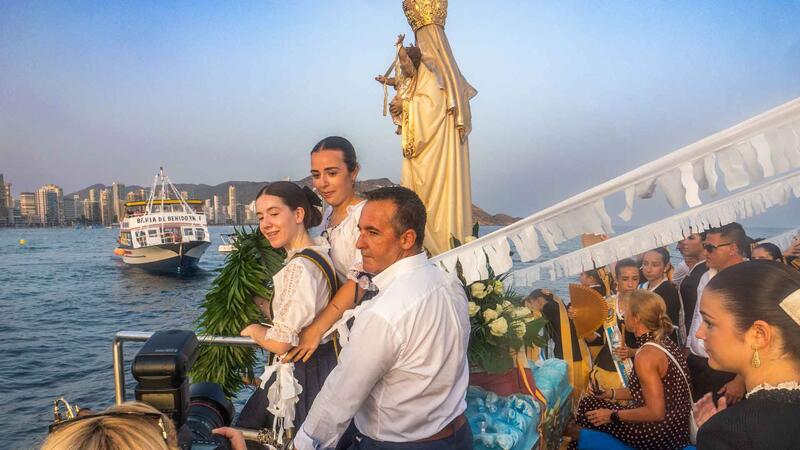  Virgen del Carmen festival brings together thousands of people in Benidorm for its maritime tradition celebrations