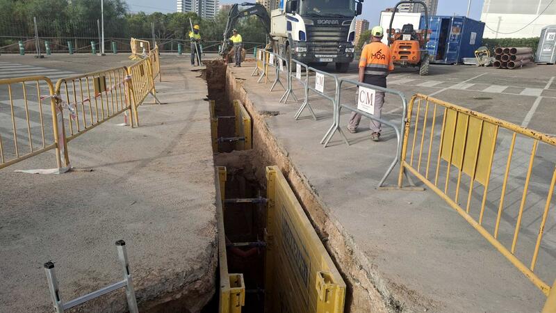 Benidorm renueva el colector de aguas residuales del Palau e implanta la red de alcantarillado en el Salt de l’Aigua