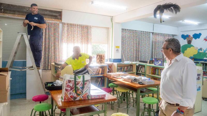 Benidorm invierte 150.000 euros en actuaciones de mejora en diez centros educativos durante el verano 