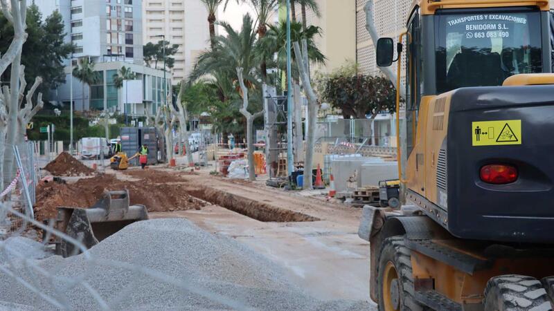 Benidorm to resume tomorrow the comprehensive infrastructure renewal works on Avenida Montecarlo