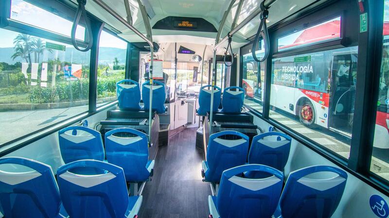 La flota de transporte urbano de Benidorm incorpora seis nuevos autobuses con tecnología híbrida ligera