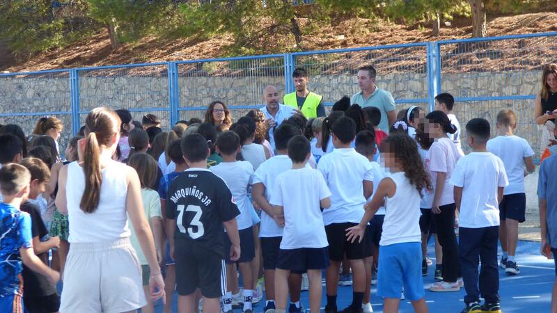 Los alumnos del Aitana, Vasco Núñez y Bautista Lledó protagonizan hoy las actividades de la Semana Europea de la Movilidad en Benidorm