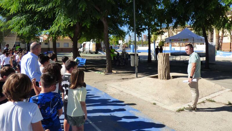 Los alumnos del Aitana, Vasco Núñez y Bautista Lledó protagonizan hoy las actividades de la Semana Europea de la Movilidad en Benidorm