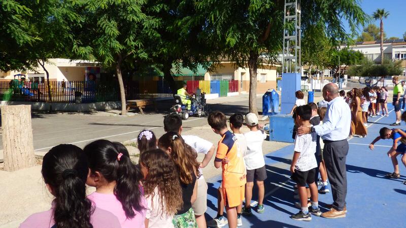 Los alumnos del Aitana, Vasco Núñez y Bautista Lledó protagonizan hoy las actividades de la Semana Europea de la Movilidad en Benidorm
