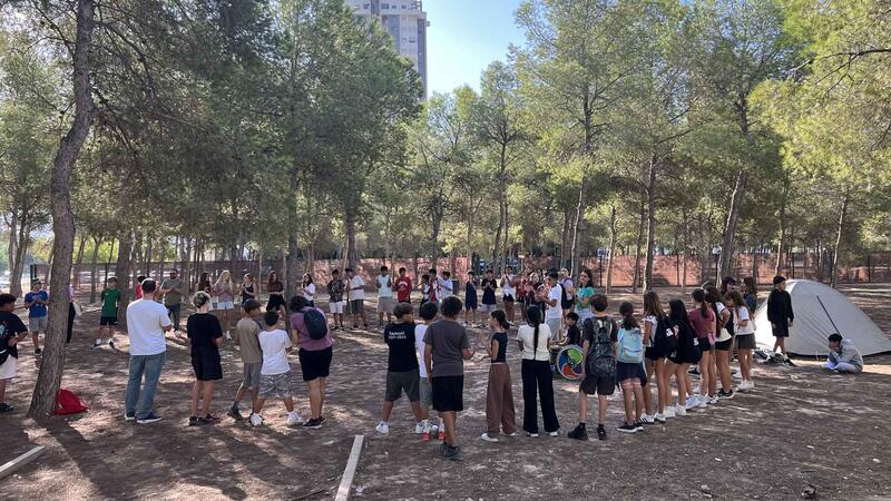Juventud organiza una actividad con alumnado de Secundaria en las nuevas instalaciones del Parc Séquia Mare