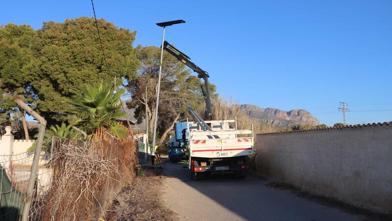 Benidorm mejora el alumbrado de los caminos rurales con una inversión de 173.515 euros