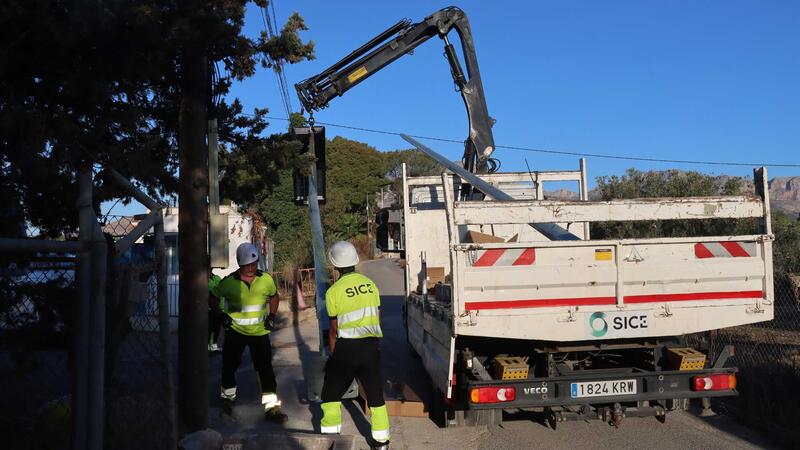 Benidorm mejora el alumbrado de los caminos rurales con una inversión de 173.515 euros