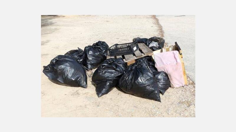 Decenas de voluntarios recorren y limpian el entorno natural del Guillermo Amor en el ‘Clean up the World’