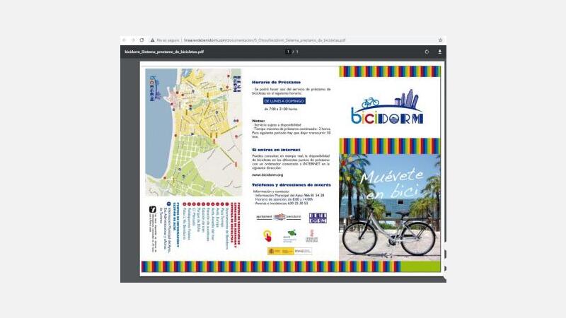 Ciudadanos denuncia la publicidad engañosa que da Benidorm en su web Línea Verde Smart City