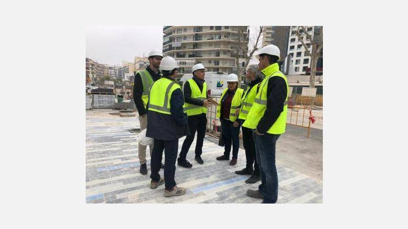 Ciudadanos constata en una visita técnica a las obras de la avenida del Mediterráneo que el proyecto no estará finalizado hasta el verano