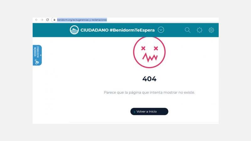 Ciudadanos advierte de deficiencias en apartados de la web de Benidorm de los Fondos FEDER 