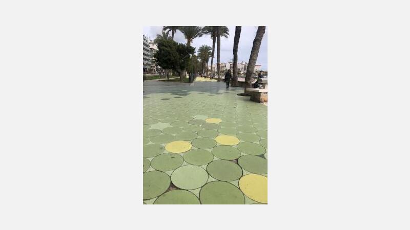 Ciudadanos pide que se arreglen los desperfectos del pavimento del Paseo de Poniente y parque de Elche