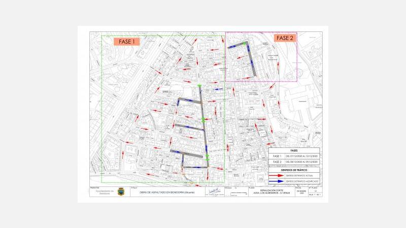 Benidorm realizará más de 25 actuaciones de asfaltado y mejora de la accesibilidad en los próximos dos meses