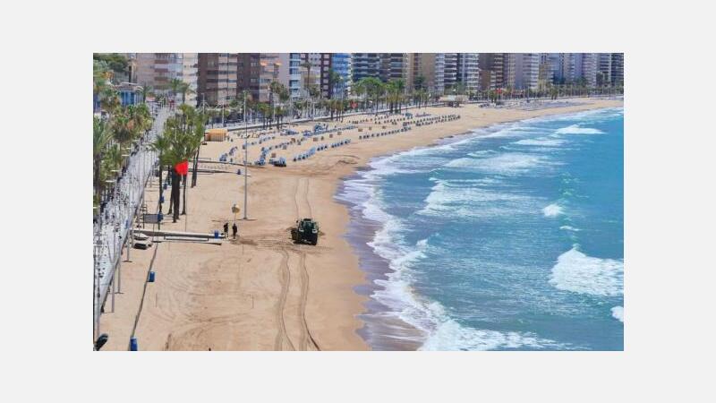 Benidorm abre el lunes sus playas con un Plan que garantiza la seguridad y el disfrute y acceso de todos los usuarios