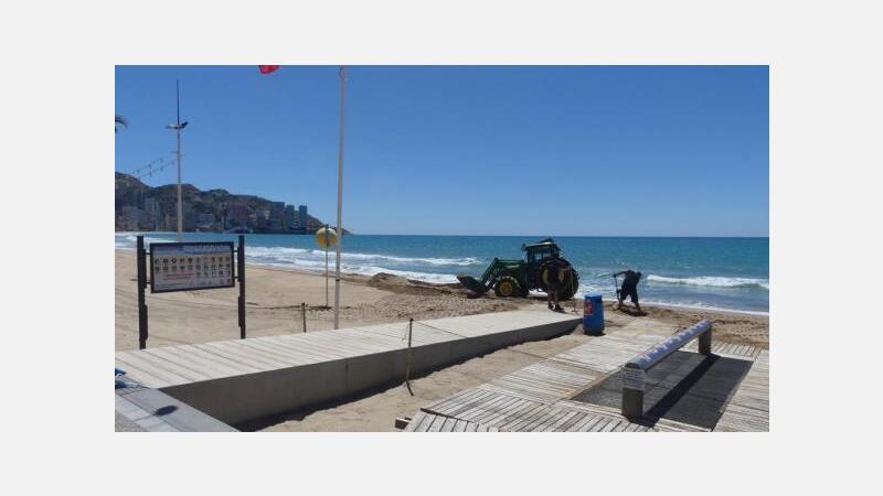 Benidorm abre el lunes sus playas con un Plan que garantiza la seguridad y el disfrute y acceso de todos los usuarios