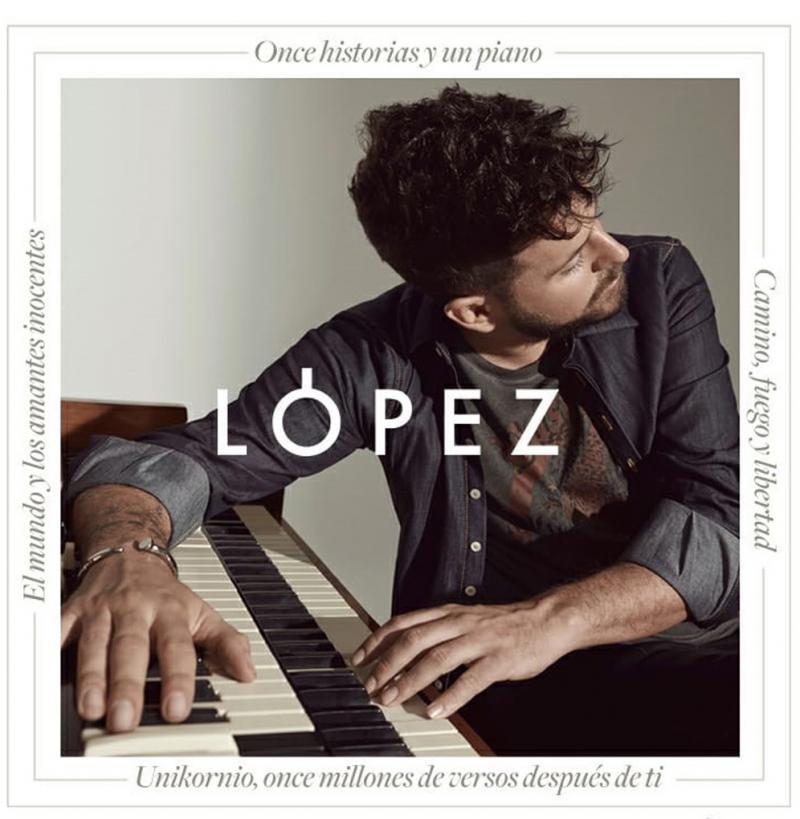 Pablo López, con su ‘Piano y Voz’, actuará en Benidorm el próximo 7 de agosto