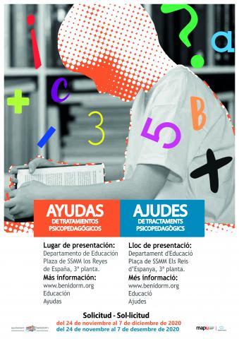 Cartel ayudas psicopedagógicas 2021