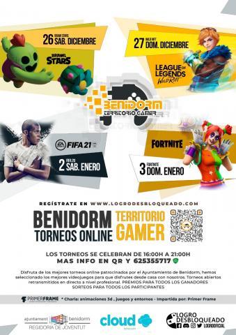 Cartel Benidorm territorio gamer