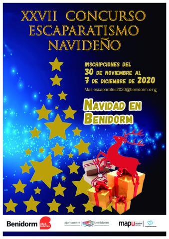 Cartel XXVII Concurso escaparatismo navideño