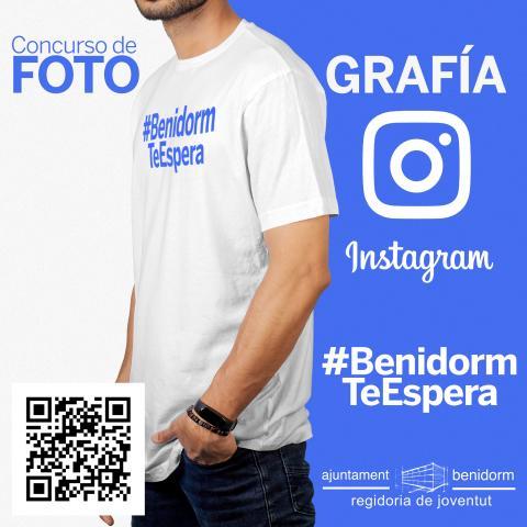 Cartel concurso fotografía #BenidormTeEspera