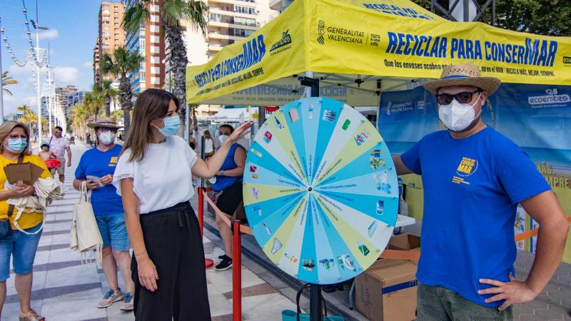 Benidorm se suma a la campaña «Reciclar para ConserMar»