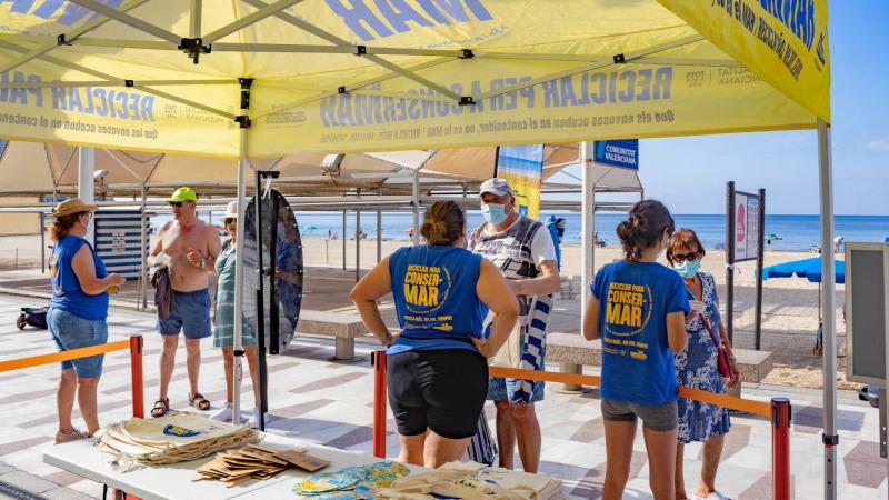 Benidorm se suma a la campaña «Reciclar para ConserMar»