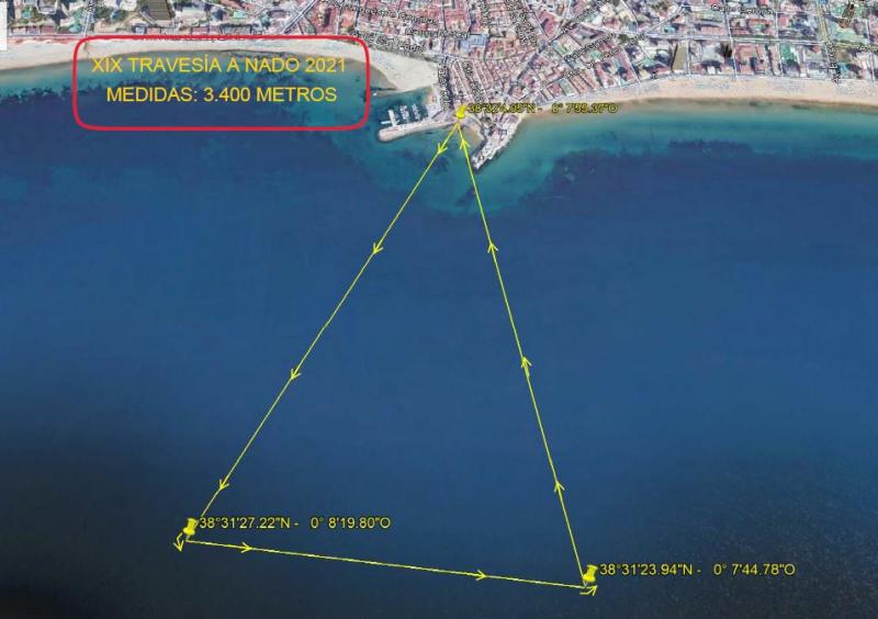 221 nadadores inscritos y 11 en lista de espera para la XIX travesía a nado de la bahía #Benidorm 2021