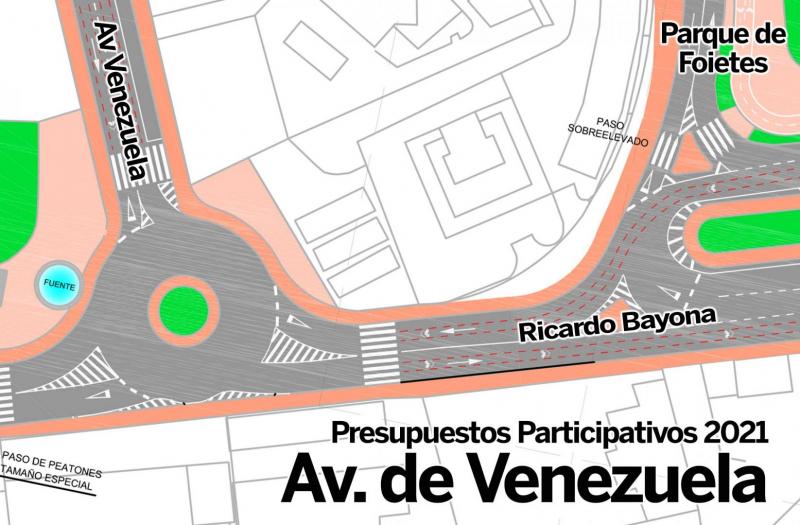 Benidorm adjudica la construcción de una rotonda en el cruce de Ricardo Bayona y Venezuela por 593.000 euros